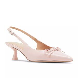 NIB Madden Girl Vogue Light Pink Sling-Back Kitten Heels